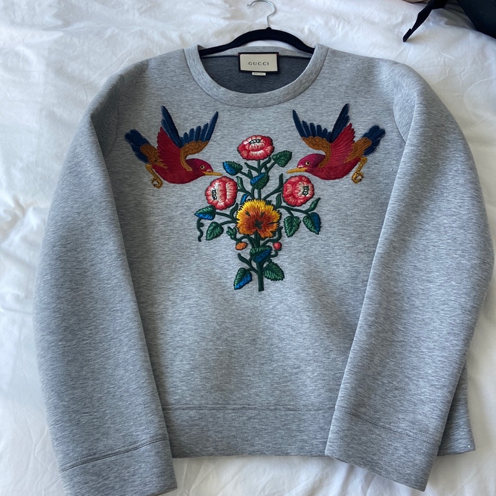 Gucci embroidered sweatshirt